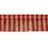 50 mm Palladio moss Fringe Houlès Rouge 33001-9500