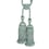 Valmont tieback Houlès Bleu cendré 35294-9620