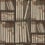 Papier peint Ex Libris Cole and Son Oat/Charcoal 114/15030