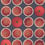 Arance Fornasetti Wallpaper Cole and Son Blood Orange/Ink 114/24046