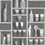 Cocktails Fornasetti Wallpaper Cole and Son Soot/Snow 114/23045