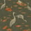 Enchanted River Wallpaper Les Dominotiers Orange/Bronze AFDC200-5