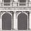 Procuratie Fornasetti Wallpaper Cole and Son Black/White 114/22042