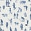 Papier peint Sineu Coordonné Indigo 8400070