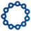 Collana Rug Nodus Blue collana