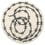 Barbed Wire Rug Nodus Beige barbed-wire