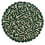 Ciliophora Round Rug Nodus Green ciliophora-round-green