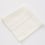 Serviette Rythmo BLANC Charvet Editions Ficelle RYTHMO BLANC FICELLE 45X45