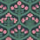 Floral Kingdom Wallpaper Cole and Son Rose/Forest 116/3010