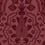 Pugin Palace Flock Wallpaper Cole and Son Claret 116/9034