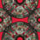 Papier peint panoramique Scènes Japonaises Maison Images d'Epinal Rouge 236977-104x280cm