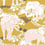 Eléphant Wallpaper Maison Martin Morel Ceylon Yellow elephant-ceylon-yellow