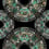 Panoramatapete Scènes Japonaises Maison Images d'Epinal Noir/Vert 236979-104x280cm