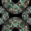 Papier peint panoramique Scènes Japonaises Maison Images d'Epinal Noir/Vert 236979-104x280cm