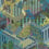 Miami Fabric Cole and Son Petrol Multi F111/4012