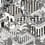 Miami Fabric Cole and Son Black/White F111/4014