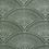 Feather Fan Fabric Cole and Son Cream on Olive Green F111/8029