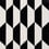 Tissu Tile Cole and Son Black/White F111/9034