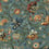 Gaia Velvet House of Hackney Prussian-Blue 1-FA-GAI-VE-PRU-XXX-XXX