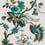 Papier peint panoramique Fleurs de Fantaisie Le Grand Siècle Cyan fleurs-fantaisie-cyan 120x250cm