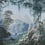 Carta da parati murale L'Eden Le Grand Siècle Bleu Forêt eden-bleu-foret