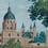Papier peint panoramique Monuments de Paris Polychrome Le Grand Siècle Polychrome monuments-paris-polychrome