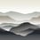 Papier peint panoramique Ukiyo Nobilis Anthracite GRD51