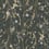Marbled Endpaper Wallpaper York Wallcoverings Black/Gold NV5591