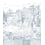 Coromandel Indigo Panel Bien Fait 240x280 cm - 4 lés BF-COR-IND-4L