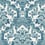 Lola Wallpaper Cole and Son Petrol Blue 117/13042