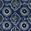 Ajrak Fabric Mindthegap Black/Blue FB00020