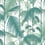 Tissu Palm Jungle Linen Cole and Son Teal/Viridian F111/2005LU