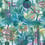 Jardin de l'Ourika Panel Quinsaï Vert d’Eau/Bleu Pâle QS-017AAA