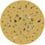 Garden of Eden rond Rug MOOOI Yellow S150054