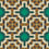 Pierre qui Roule Wallpaper Coralie Prévert Yellow/Green 002-W05