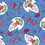 Escari Fabric Olivades Bleu TPZ0130.C99