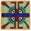 NDP22 Rug by Nathalie du Pasquier Post Design 90x90 cm NDP 22
