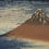 Carta da parati murale Mont Fuji Etoffe.com x Agence Musées Nationaux Mont Fuji 98-009171