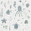 Della Wallpaper Sandberg Océan Blue 243-36