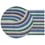 Round Mirage Rug Gan Rugs Blue 164348