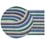 Tappeti Round Mirage Gan Rugs Blue 164348