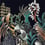 Carta da parati murale Artemis Casamance Noir/Emeraude 74870304