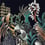 Papier peint panoramique Artemis Casamance Noir/Emeraude 74870304