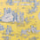 Ballon de Gonesse Wallpaper Charles Burger Jaune/Bleu PP2232205