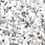 Botany Vines adhesive wallpaper York Wallcoverings Gray PSW1086RL
