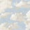 Clouds on Canvas adhesive wallpaper York Wallcoverings Blue PSW1079RL