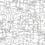 Cubist Cityscape adhesive wallpaper York Wallcoverings White/Black PSW1047RL