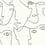 Pablo Portraits adhesive wallpaper York Wallcoverings White/Black PSW1053RL