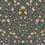 Court Embroidery Wallpaper Cole and Son Yellow/Rose/Hyacinth Blue 118/13030