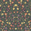 Court Embroidery Wallpaper Cole and Son Marigold/Tangerine/Red 118/13031